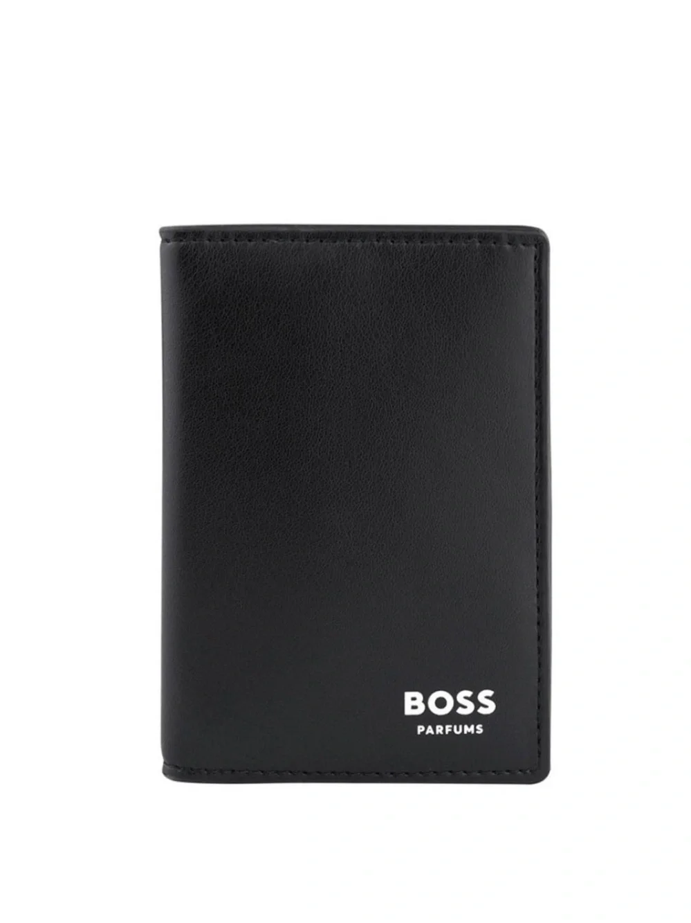 BOSS Parfums Black Leather Wallet / Card Holder